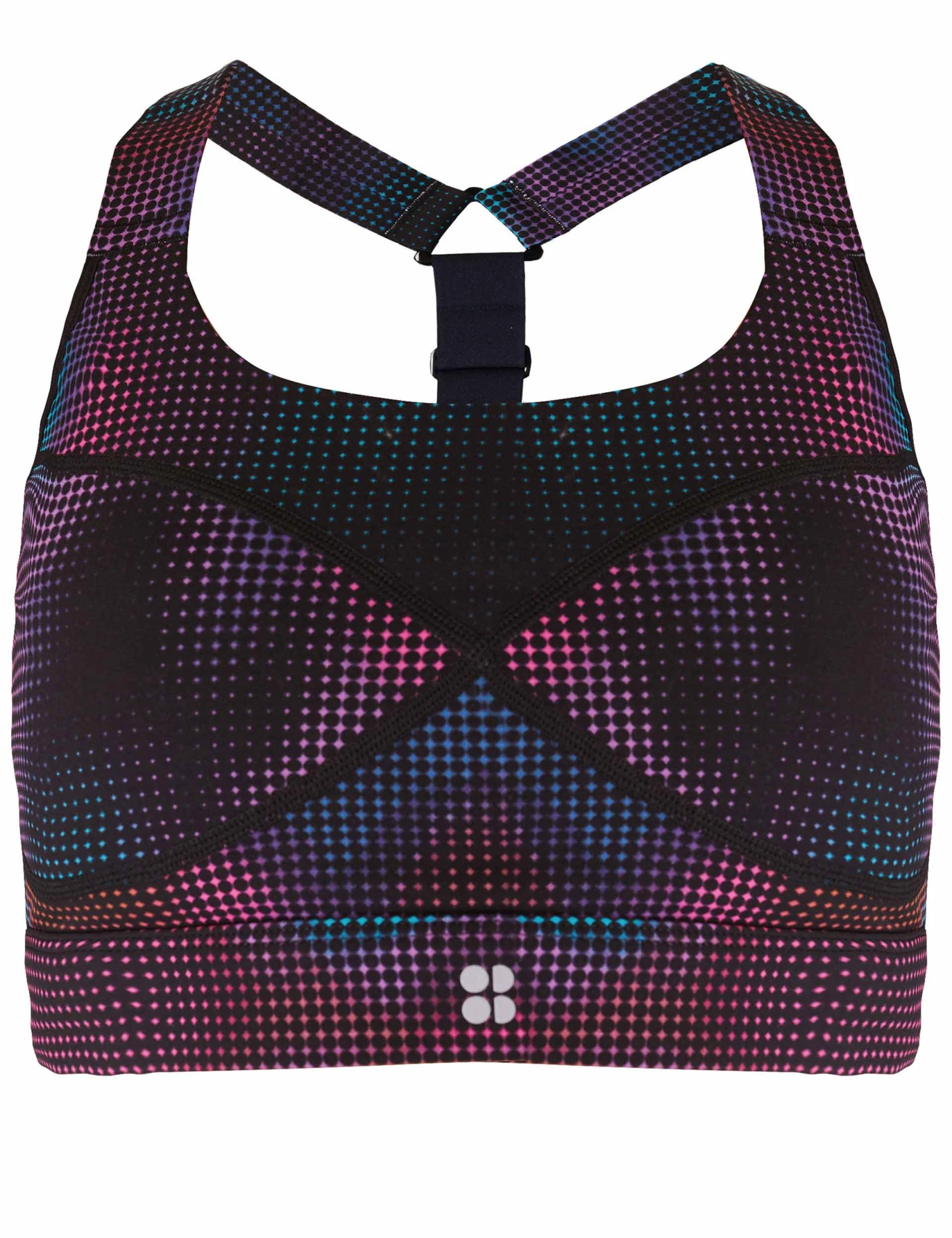 Sweaty Betty Power Medium Support Sports Bra - Black Radient Dot Print 9 Sweaty Betty Power Medium Support Sports Bra - Black Radient Dot Print - Image 7