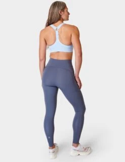 Sweaty Betty Power Medium Support Sports Bra - Breeze Blue -The Sports Edit sweaty betty power medium support sports bra breeze blue sb8993 7