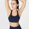 Sweaty Betty Power Medium Support Sports Bra - Navy Blue 1 Sweaty Betty Power Medium Support Sports Bra - Navy Blue -The Sports Edit sweaty betty power medium support sports bra navy blue sb8993 1