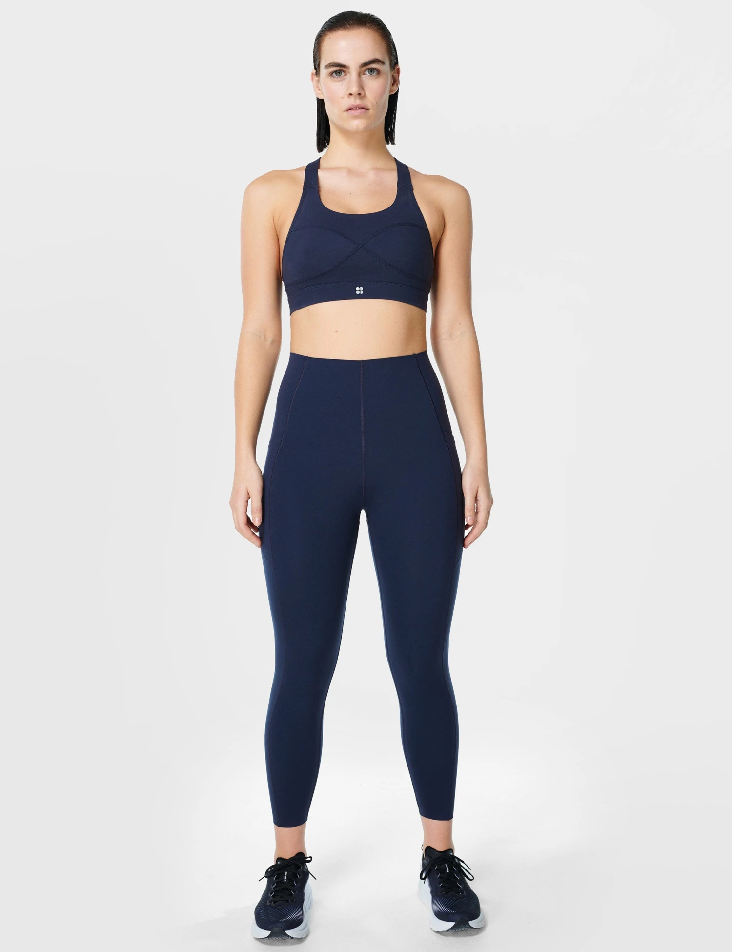 Sweaty Betty Power Medium Support Sports Bra - Navy Blue 5 Sweaty Betty Power Medium Support Sports Bra - Navy Blue - Image 3