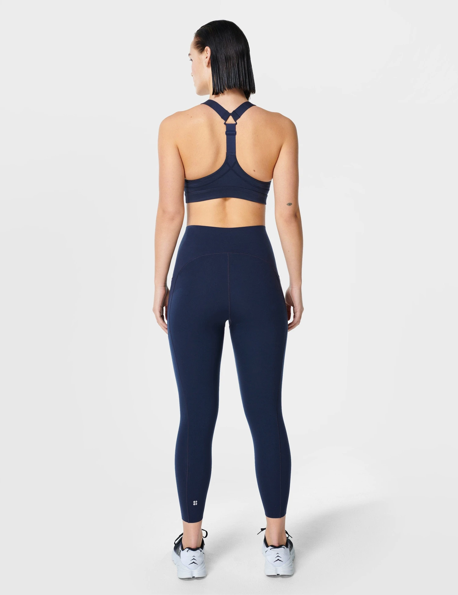 Sweaty Betty Power Medium Support Sports Bra - Navy Blue 4 Sweaty Betty Power Medium Support Sports Bra - Navy Blue - Image 2