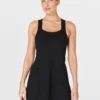 Sweaty Betty Power Pro Racerback Workout Dress - Black -The Sports Edit sweaty betty power pro racerback workout dress black sb9287b 1