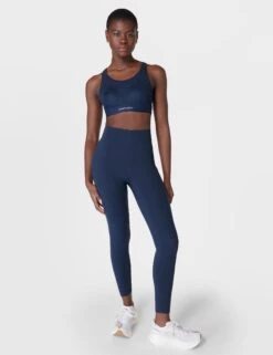 Sweaty Betty Power Pro Running Bra - Navy Blue 12 Sweaty Betty Power Pro Running Bra - Navy Blue -The Sports Edit sweaty betty power pro running bra navy blue sb9616 7