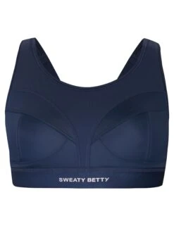 Sweaty Betty Power Pro Running Bra - Navy Blue 13 Sweaty Betty Power Pro Running Bra - Navy Blue -The Sports Edit sweaty betty power pro running bra navy blue sb9616 8