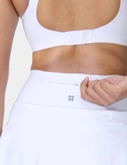 Sweaty Betty Power Skort - White -The Sports Edit sweaty betty power skort white sb9322 4