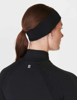 Sweaty Betty Power Training Headband - Black -The Sports Edit sweaty betty power training headband black sb9926 2
