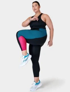 Sweaty Betty Power UltraSculpt High Waisted 7/8 Colour Block Gym Leggings - Black/Reef Teal/Beet Pink 13 Sweaty Betty Power UltraSculpt High Waisted 7/8 Colour Block Gym Leggings - Black/Reef Teal/Beet Pink -The Sports Edit sweaty betty power ultra sculpt hw 7 8 colour block gym leggings black reef teal beet pink sb9018c 8