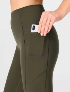 Sweaty Betty Power UltraSculpt High Waisted Gym Leggings - Nori Green -The Sports Edit sweaty betty power ultrasculpt hw gym leggings nori green sb6438z 4