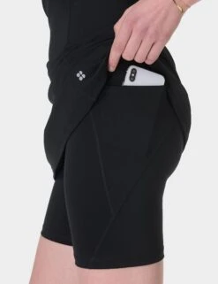 Sweaty Betty Power Workout Dress - Black -The Sports Edit sweaty betty power workout dress black sb5683 4