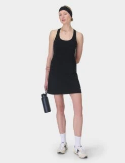 Sweaty Betty Power Workout Dress - Black -The Sports Edit sweaty betty power workout dress black sb5683 7