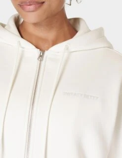 Sweaty Betty Powerhouse Zip Up Hoody - Lily White -The Sports Edit sweaty betty powerhouse zip up hoody lily white sb9824 7