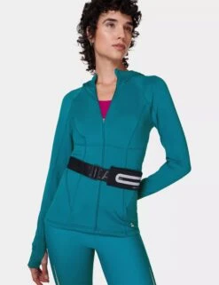 Sweaty Betty Pro Run Zip Up - Reef Teal Blue -The Sports Edit sweaty betty pro run zip up reef teal blue sb9668 1 585667f8 8381 485d 8658 e93261a32f4e