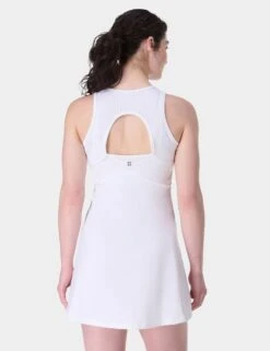 Sweaty Betty Racket Tennis Dress - White 9 Sweaty Betty Racket Tennis Dress - White -The Sports Edit sweaty betty racket tennis dress white sb10190 2