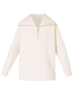 Sweaty Betty Radiant Half Zip Sweatshirt - Oatmeal Marl -The Sports Edit sweaty betty radiant half zip sweatshirt oatmeal sb9938b 8