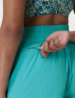 Sweaty Betty Relay Shell Shorts - Ripple Blue -The Sports Edit sweaty betty relay shell shorts ripple blue sb8805 6