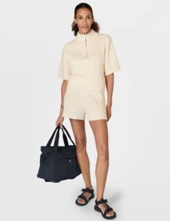 Sweaty Betty Retreat Rib Short - Studio White 12 Sweaty Betty Retreat Rib Short - Studio White -The Sports Edit sweaty betty retreat rib short studio white sb9760 7