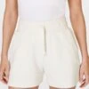 Sweaty Betty Revive High Waisted Shorts - Lily White 2 Sweaty Betty Revive High Waisted Shorts - Lily White -The Sports Edit sweaty betty revive high waisted shorts lily white SB8888 1