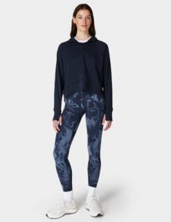 Sweaty Betty Revive Rib Half Zip Pullover - Navy Blue 16 Sweaty Betty Revive Rib Half Zip Pullover - Navy Blue -The Sports Edit sweaty betty revive rib half zip pullover navy blue sb8937 8