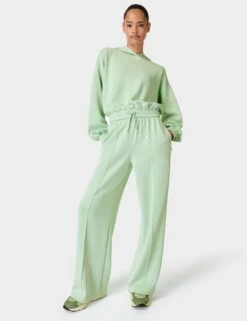 Sweaty Betty Sand Wash Cloud Weight Track Trousers - Butter Green -The Sports Edit sweaty betty sand wash cloud weight track trousers butter green sb9226 3