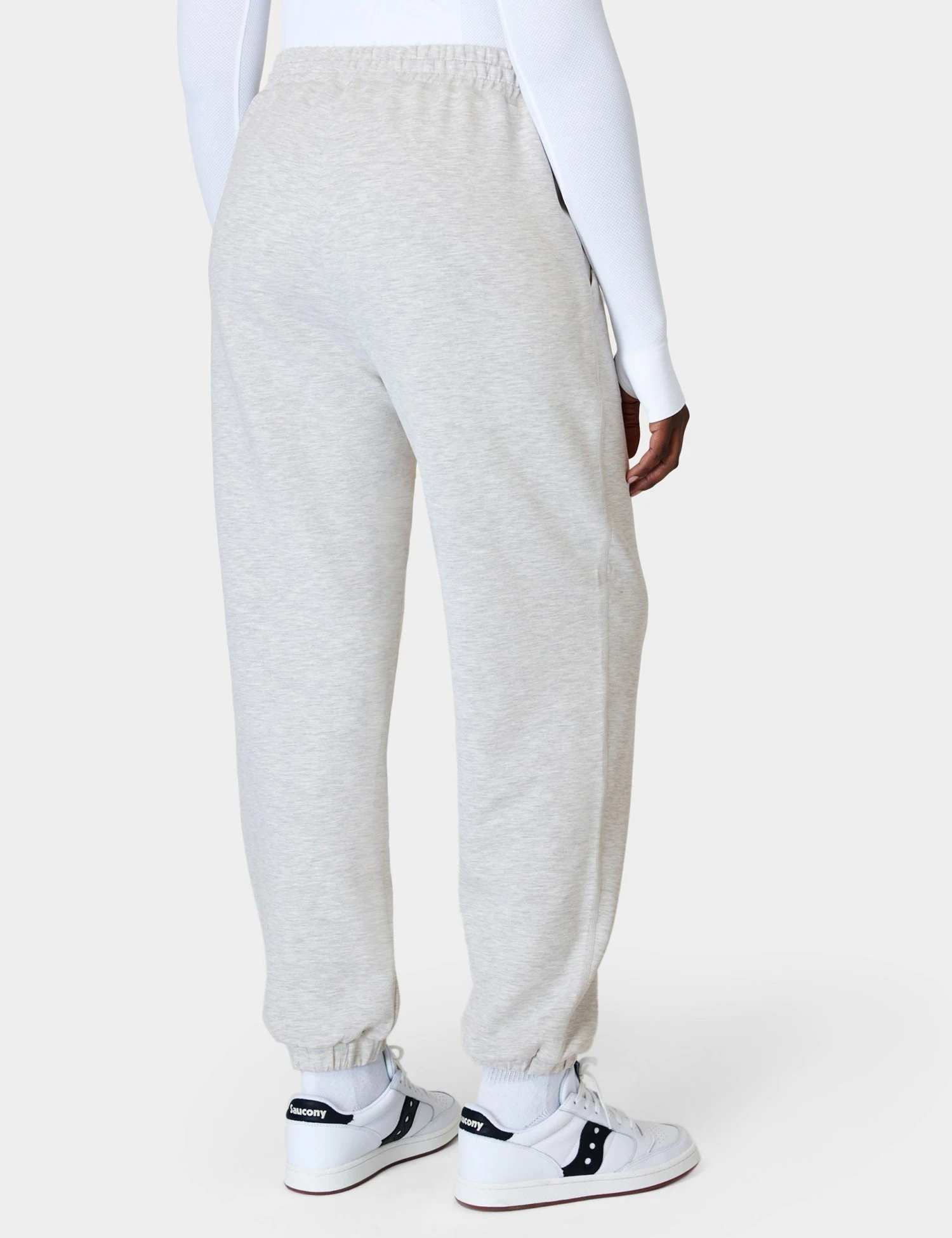 Sweaty Betty Sand Wash Cuffed Trousers - Ice Grey Marl 4 Sweaty Betty Sand Wash Cuffed Trousers - Ice Grey Marl - Image 2