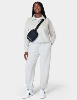 Sweaty Betty Sand Wash Cuffed Trousers - Ice Grey Marl 13 Sweaty Betty Sand Wash Cuffed Trousers - Ice Grey Marl -The Sports Edit sweaty betty sand wash cuffed trousers ice grey marl sb8076 4