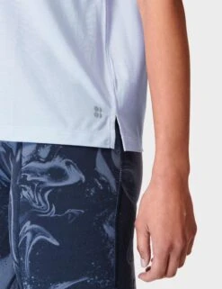 Sweaty Betty Soft Flow Studio T-Shirt - Salt Blue 12 Sweaty Betty Soft Flow Studio T-Shirt - Salt Blue -The Sports Edit sweaty betty soft flow studio t shirt salt blue sb9667 5