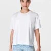 Sweaty Betty Soft Flow Studio T-Shirt - White 2 Sweaty Betty Soft Flow Studio T-Shirt - White -The Sports Edit sweaty betty soft flow studio t shirt white sb9667 1