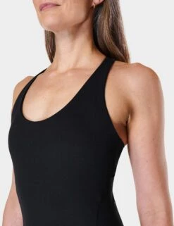 Sweaty Betty Soft Sculpt Sleek Racerback Tank - Black -The Sports Edit sweaty betty soft sculpt sleek racerback tank black sb9301 3
