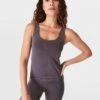 Sweaty Betty Softly Seamless Vest - Urban Grey -The Sports Edit sweaty betty softly seamless vest urban grey sb9406 1