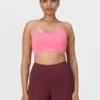 Sweaty Betty Spirit Restored Yoga Bra - Lollipop Pink 2 Sweaty Betty Spirit Restored Yoga Bra - Lollipop Pink -The Sports Edit sweaty betty spirit restored yoga bra lollipop pink sb9610 1