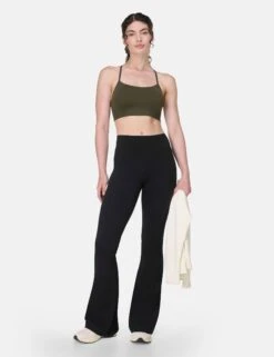 Sweaty Betty Spirit Restored Yoga Bra - Nori Green -The Sports Edit sweaty betty spirit restored yoga bra nori green sb9610 5