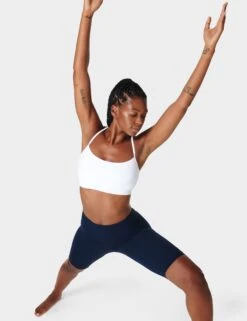 Sweaty Betty Spirit Restored Yoga Bra - White 9 Sweaty Betty Spirit Restored Yoga Bra - White -The Sports Edit sweaty betty spirit restored yoga bra white sb8402 4