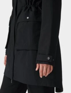 Sweaty Betty Stride Waterproof Parka - Black -The Sports Edit sweaty betty stride waterproof parka black sb4932 6