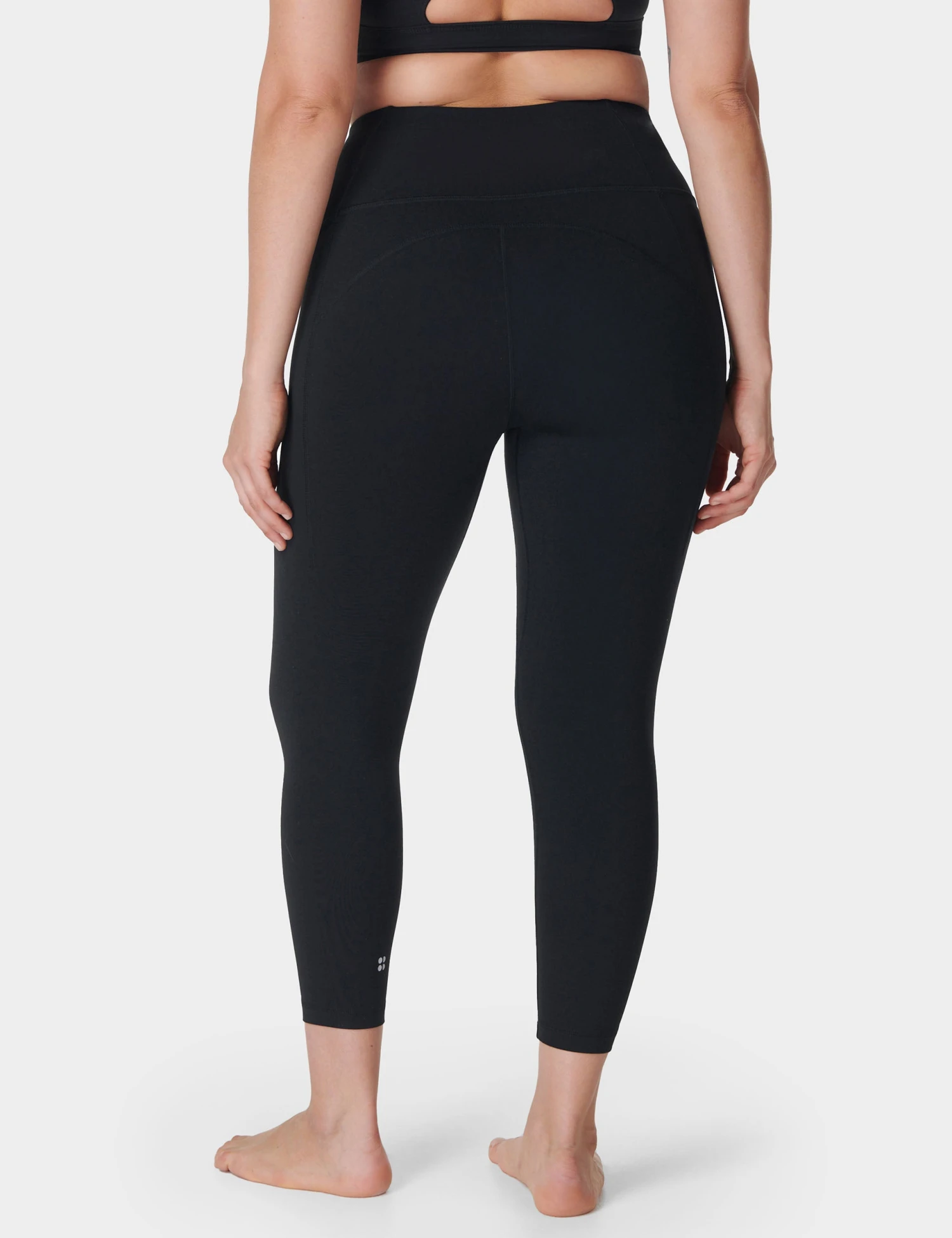 Sweaty Betty Super Soft 7/8 Yoga Leggings - Black 4 Sweaty Betty Super Soft 7/8 Yoga Leggings - Black - Image 2