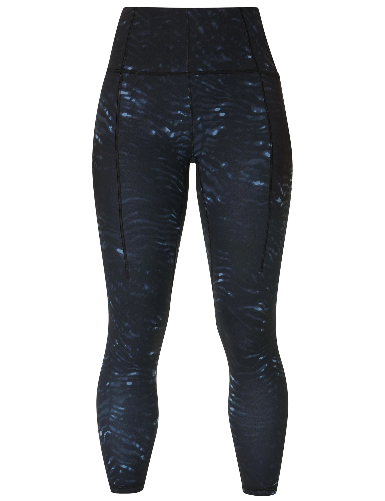 Sweaty Betty Super Soft 7/8 Yoga Leggings - Blue Tundra Tiger Print 9 Sweaty Betty Super Soft 7/8 Yoga Leggings - Blue Tundra Tiger Print - Image 7