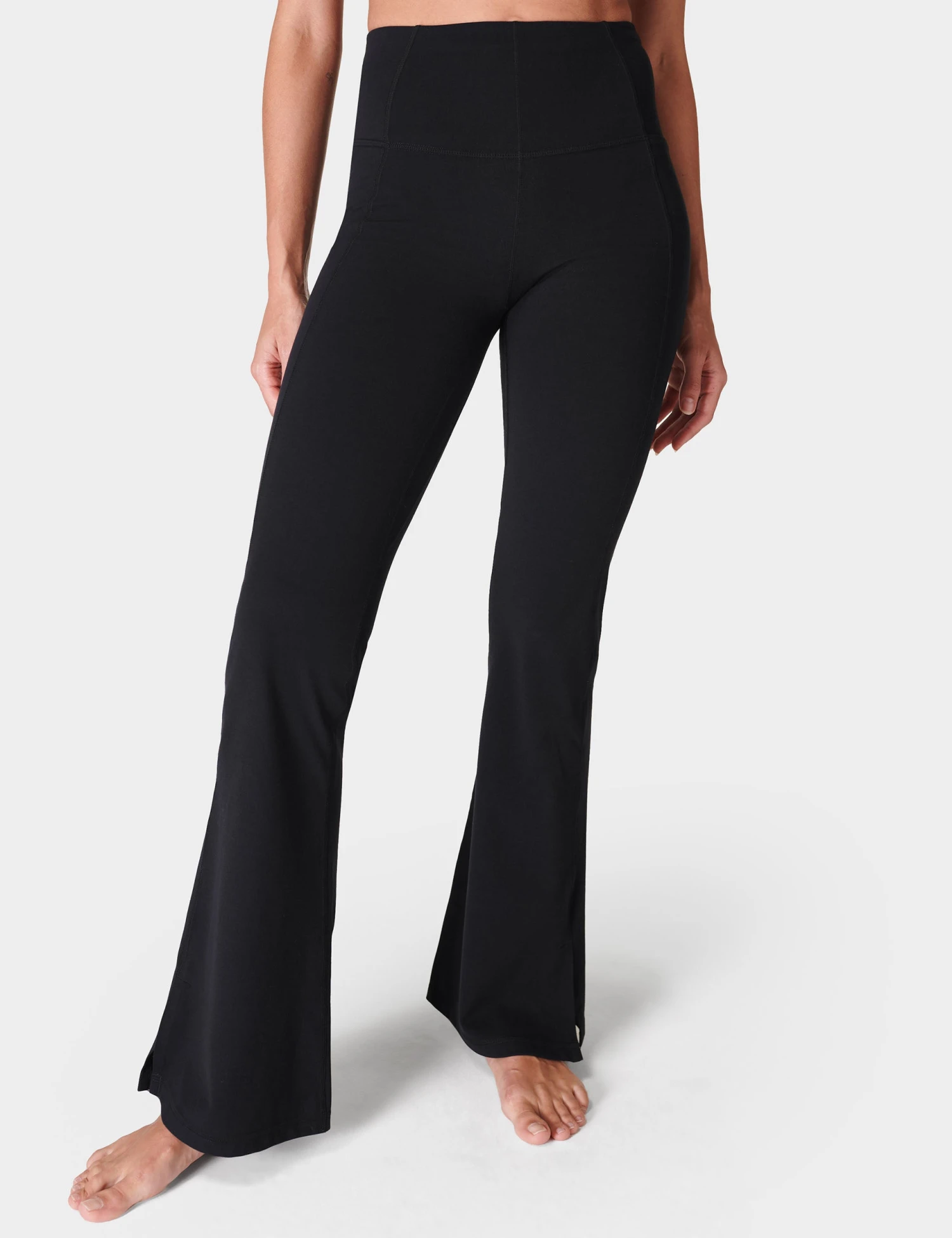 Sweaty Betty Super Soft Flare Yoga Trousers - Black 5 Sweaty Betty Super Soft Flare Yoga Trousers - Black - Image 3