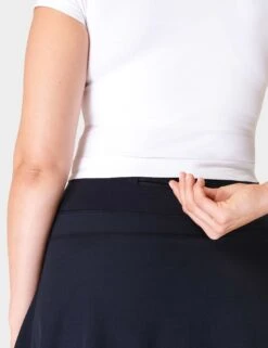 Sweaty Betty Swift Running Skort - Black -The Sports Edit sweaty betty swift running skort black sb2478 2