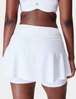Sweaty Betty Swift Running Skort - White -The Sports Edit sweaty betty swift running skort white sb2478 8