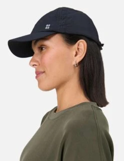 Sweaty Betty Swiftie Pace Cap - Black -The Sports Edit sweaty betty swiftie pace cap black sb9705 3