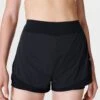 Sweaty Betty Tempo Run Shorts - Black -The Sports Edit sweaty betty tempo run shorts black sb8828 1