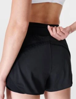 Sweaty Betty Tempo Run Shorts - Black -The Sports Edit sweaty betty tempo run shorts black sb8828 2