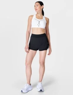 Sweaty Betty Tempo Run Shorts - Black -The Sports Edit sweaty betty tempo run shorts black sb8828 4