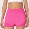 Sweaty Betty Tempo Run Shorts - Fuchsia Pink 1 Sweaty Betty Tempo Run Shorts - Fuchsia Pink -The Sports Edit sweaty betty tempo run shorts fuchsia pink sb8828 1