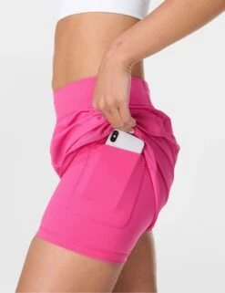 Sweaty Betty Tempo Run Shorts - Fuchsia Pink -The Sports Edit sweaty betty tempo run shorts fuchsia pink sb8828 7
