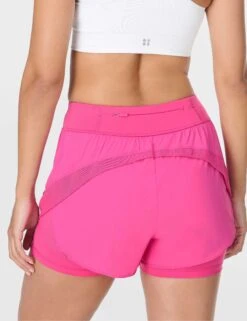 Sweaty Betty Tempo Run Shorts - Fuchsia Pink -The Sports Edit sweaty betty tempo run shorts fuchsia pink sb8828 8
