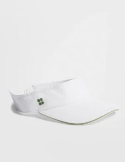 Sweaty Betty The Volley Visor - White/Courtside Green