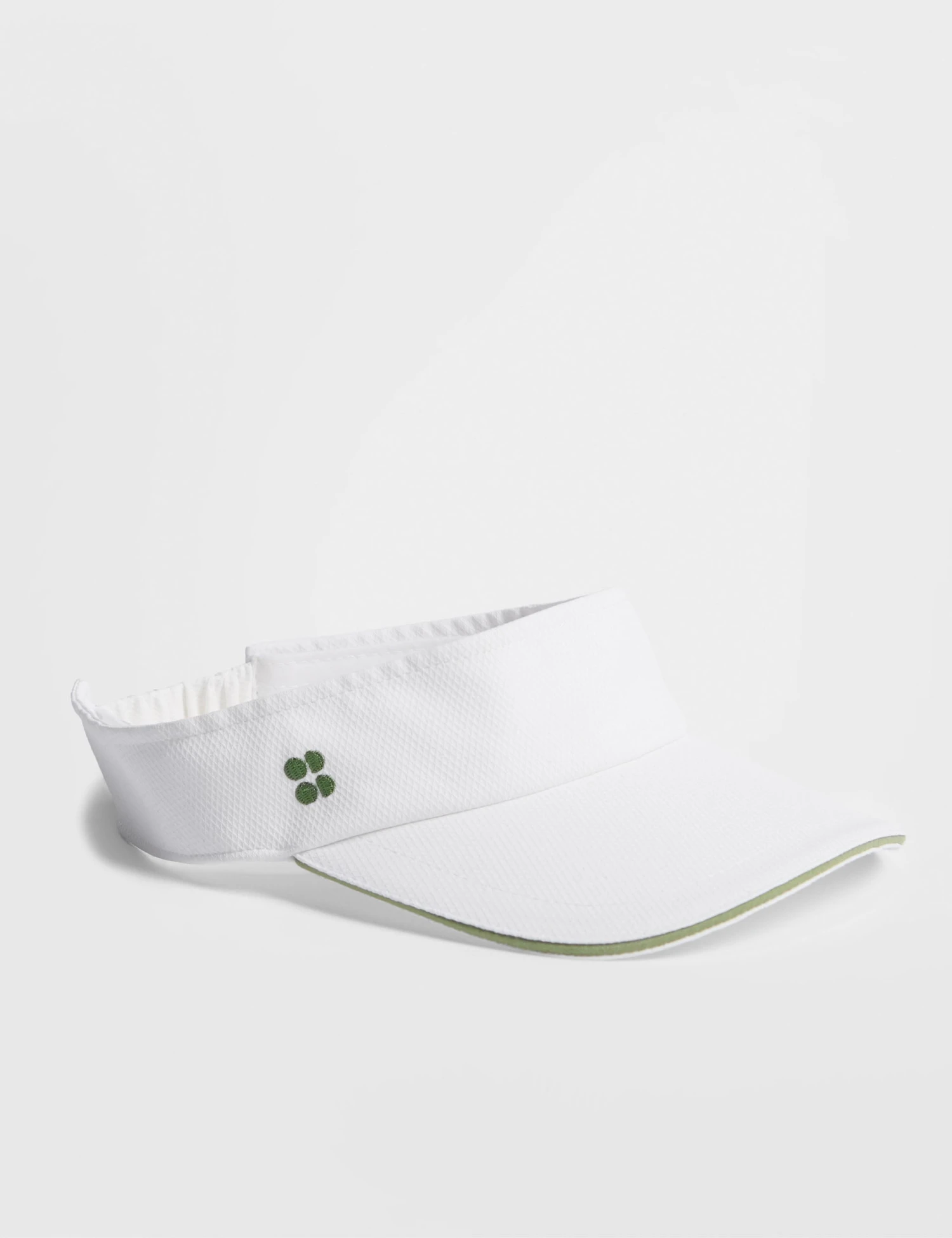 Sweaty Betty The Volley Visor - White/Courtside Green 3 Sweaty Betty The Volley Visor - White/Courtside Green