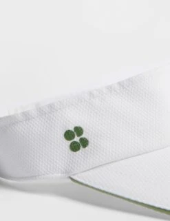 Sweaty Betty The Volley Visor - White/Courtside Green 12 Sweaty Betty The Volley Visor - White/Courtside Green -The Sports Edit sweaty betty the volley visor white courtsidegreen sb10225 4