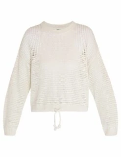 Sweaty Betty Tides High Open Weave Jumper - Lily White 17 Sweaty Betty Tides High Open Weave Jumper - Lily White -The Sports Edit sweaty betty tides high open weave jumper lily white sb6320 2