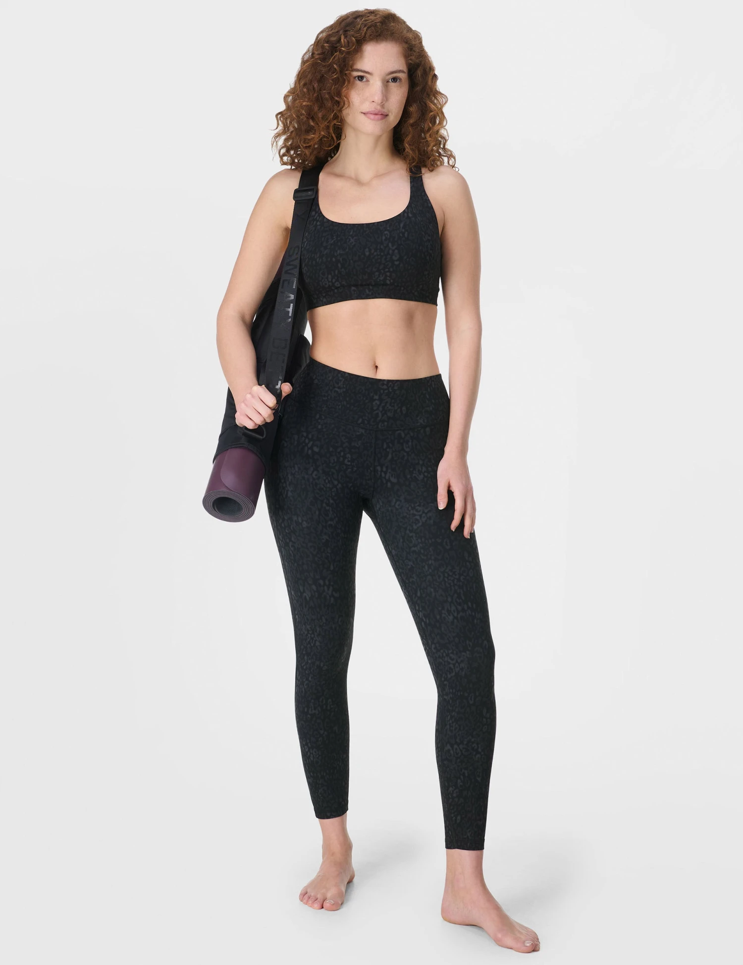 Sweaty Betty Ultimate Studio 7/8 Leggings - Black Panther Print 9 Sweaty Betty Ultimate Studio 7/8 Leggings - Black Panther Print - Image 7